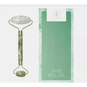 Sherrie Matthews Acupuncture Jade Roller Facial Massage Tool New in Box